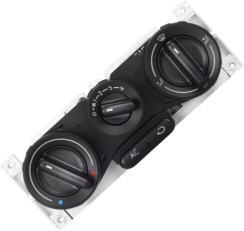 وحدة التحكم في المناخ لسيارة VW Beetle 1998-2010 HVAC سخان لوحة التحكم في المناخ مفتاح التحكم A/C 1C0820045C 599-153 in Kuwait