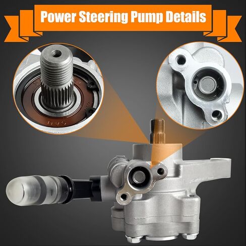 مضخة توجيه الطاقة 21-5349 تناسب 2003-2007 Honda Accord 3.0L V6، لـ 2003-2006 Acura MDX، استبدال مضخة مساعدة الطاقة OE # 56110-RCA-A01، 56110-RDJ-A02، 56110-RDJ-A01، 06561-RCA-505RM، 21-5349 in Saudi Arabia