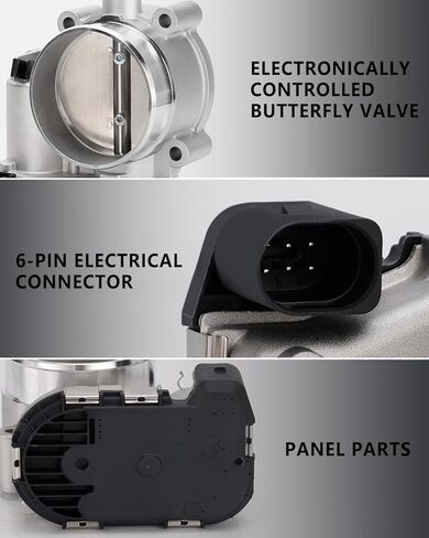 OKLPF Electronic Throttle Body Compatible with 2004 2005 2006 2007 2008 Buick Allure LaCrosse Rendezvous,2004-2007 Cadillac CTS SRX STS V6 2.8L 3.6L,Replace S20004 TB1045 Throttle Body Assembly in Saudi Arabia