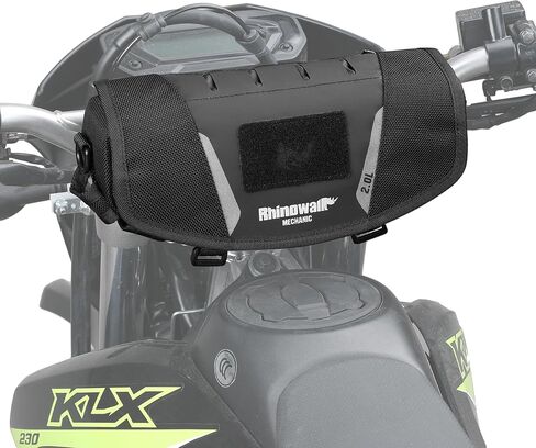 Rhinowalk 2L Motorcycle Handlebar Bag, Bar Bag with Rain Cover & Shoulder Strap for Dual Sport ADV Touring in Saudi Arabia