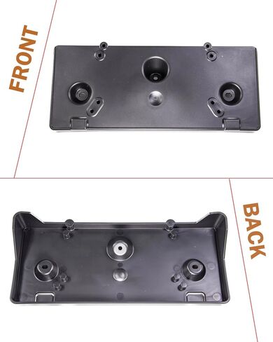 Front License Plate Frame for Ford Explorer 2016 2017 Front Bumper License Tag Plate Holder Mounting Bracket Replace # FB5Z17A385AA FO1068158 in Saudi Arabia