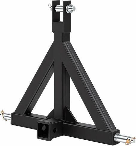 وصلة وصلة مقطورة استقبال 3 نقاط مقاس 2 بوصة من NEWBULIG، وصلة وصلة جرار من الفئة 1 مقاومة للتآكل، محول قضيب السحب سريع التثبيت متوافق مع NorTrac، BX، John Deere، Kubota، أسود in Kuwait