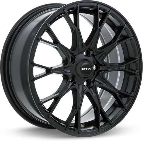 عجلة RTX CONCORDE المخصصة - 17x7.5، 40 إزاحة، نمط مسمار 5x114.3، محور 73.1 ملم - حافة سوداء ساتان in Saudi Arabia