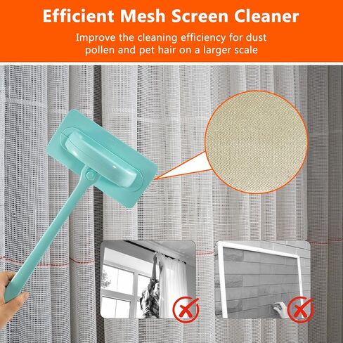 Window Screen Cleaner and Groove Cleaning Brush, Mesh Screen Cleaning Brush and 3 PCS Hand-held Magic Window Track Cleaning Tools for Sliding Door, Sill, Tile Lines, Shutter, Car Vents in Kuwait