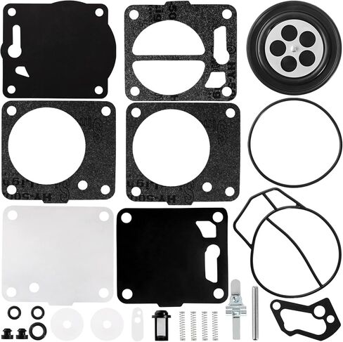 Carburetor Rebuild Repair Kit Compatible with Mikuni SBN Seadoo Tigershark GS GSI GSX GT GTI LE GTS GTX HX SP SPI SPX XP 800 XPI Challenger 1800 Explorer Speedster 2000 15-001 35-160 in Saudi Arabia