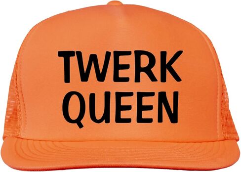 قبعة Twerk Queen Bright Neon Truckers الشبكية ذات الإطباق الخلفي في 6 ألوان زاهية in Kuwait