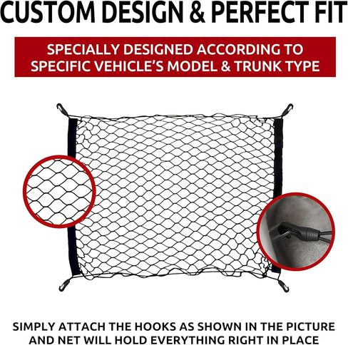 Floor Style Trunk Cargo Net for Lexus Rx300 Rx330 Rx350 Rx350L Rx400h Rx450h Rx450hL NEW in Saudi Arabia
