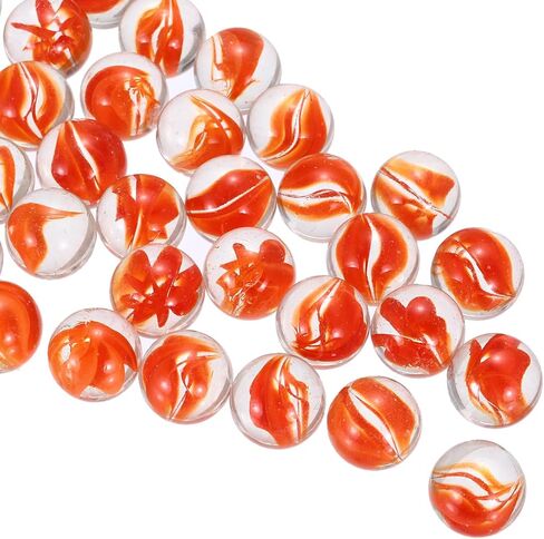 MECCANIXITY Glass Beads,1set Round Glass Gemstone Yellow 0.60lbs (0.63") Glass Marbles Pebbles for Vase Fillers Aquarium Decor DIY Craft in Saudi Arabia