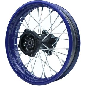 Wheel Rim Hub Compatible for 70CC 90CC 110CC 125CC 140CC 150CC 160CC Off Road Motocross Pit Dirt Rocket Bike (Silver, 80/100-12" 15mm) in Saudi Arabia