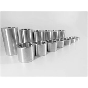 Wheel Axle Spacer Kit I.D. 25mm - O.D. 1-1/2" (1.50) - 13 Spacers Machined in Kuwait