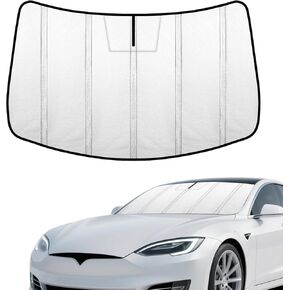 مظلة شمسية للزجاج الأمامي لسيارة Tesla Model 3 2018-2025، Model Y 2020-2025 مظلة النافذة الأمامية - حماية (للطراز 3/الطراز Y) in Kuwait