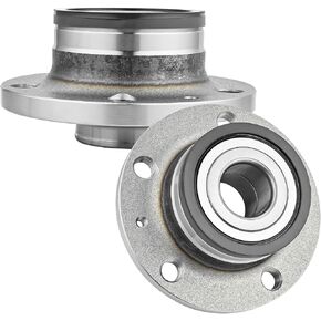 JLEO 512319 (Pair) Rear Wheel Bearing and Hub Assembly for 2005-2018 Volkswagen Jetta,for VW Passat/CC/GTI/Golf/Eos/Beetle/Tiguan/Arteon,for 2008-2010 Audi TT/Q3 in Saudi Arabia