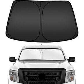 ARISMOTOR Windshield Sun Shade for Rivian R1S 2022-2024, Custom Fit Foldable Front Window Sunshade Sun Visor Protector, Block UV Rays Keep Your Car Cooler in Kuwait
