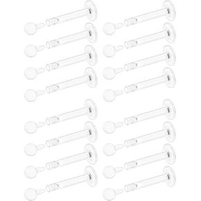 18G 16G أقراط مسطحة الظهر شفافة للرياضات الأنف ترصيع سيليكون البلاستيك الزنمة محارة الغضروف التجنيب مونرو ميدوسا الشفاه الدائري مسمار ثقب Labret لجراحة العمل 6 مم 7 مم 8 مم 9 مم 10 مم 12 مم in Kuwait
