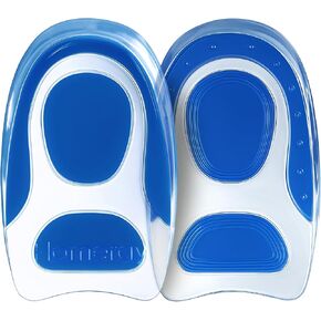 أكواب الكعب المتقدمة لتخفيف آلام الكعب - المشي والوقوف طوال اليوم براحة من التهاب اللفافة الأخمصية والتهاب وتر العرقوب ونتوءات الكعب، حشوات كعب هلامية مطورة، عبوة من قطعتين للرجال والنساء، Homergy in Kuwait