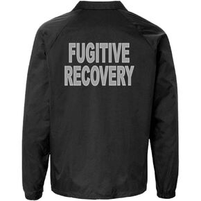 Service and First Responders Fugitive Recovery Agent Coaches Jacket Event Staff Men’s and Women’s Windbreaker in Saudi Arabia