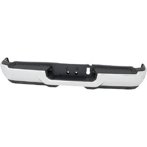Garage-Pro Step Bumper For 2019-2024 Ram 2500 Rear w/Park Assist w/o Rear Fog Lamps Chrome in Kuwait