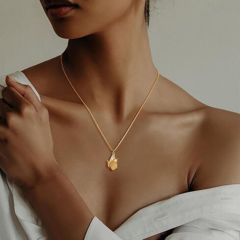 Dainty Gold Necklace for Women Butterfly Stars Snake Pendant Necklaces with Cubic Zirconia, 14K Gold Plated Delicate Jewelry in Saudi Arabia