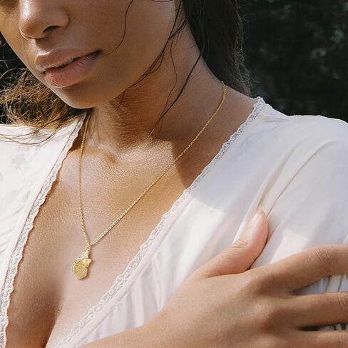 Dainty Gold Necklace for Women Butterfly Stars Snake Pendant Necklaces with Cubic Zirconia, 14K Gold Plated Delicate Jewelry in Saudi Arabia