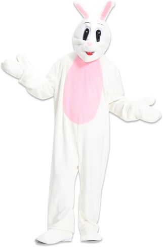 Seasons Adult Easter Bunny Deluxe Costume, Full Body Suit Holiday Dress Up in Saudi Arabia