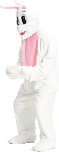 Seasons Adult Easter Bunny Deluxe Costume, Full Body Suit Holiday Dress Up in Saudi Arabia