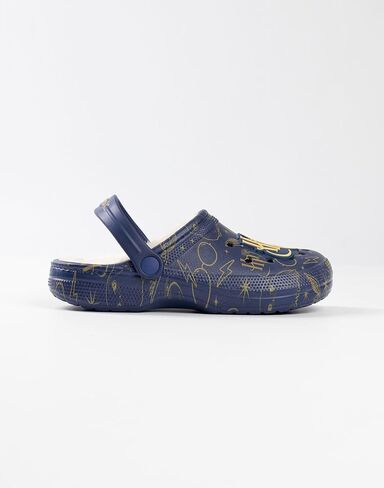 Harry Potter Womens Navy Logo Fur Lined Clogs | Soft Lining for Comfortable Wear | Casual Footwear for Every Day in Saudi Arabia