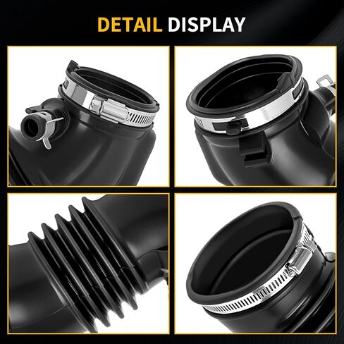 17228-RV0-A00 أنبوب خرطوم سحب هواء المحرك متوافق مع 2011-2017 Hon da Ody ssey V6 3.5L SOHC، فلتر هواء خرطوم السحب مع مشابك استبدال 17228RV0A00 in Kuwait