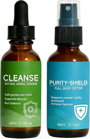 تطهير الأمعاء من ويلفيا - مع هيكل الجوز الأسود، وخشب الشيح، وجذور البرباريس والقرنفل، ودعم الأمعاء والقولون، وغير معدل وراثيًا للنساء والرجال (مجموعة) in Kuwait