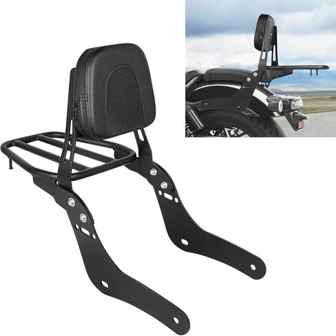 Motorcycle Passenger Backrest Sissy Bar With Back Rest Cushion Pad And Luggage Rack Compatible With For Honda Rebel 1100 1100T DCT CMX1100 2021-2025 in Kuwait