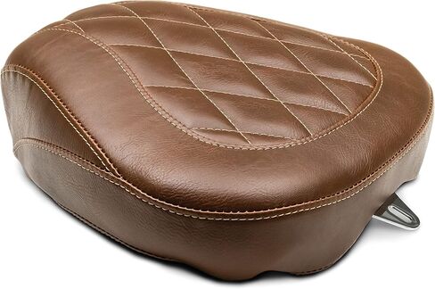 Mustang Motorcycle Seats 76723 Wide Tripper Passenger Seat for Harley-Davidson Electra Glide Standard, Road Glide, Road King & Street Glide 2008-'21, Diamond, Distressed Brown, Width: 11.5" in Saudi Arabia