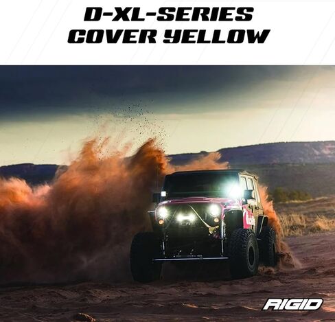 RIGID INDUSTRIES D-XL Series, 4", Amber, Light Cover; Universal, 1 Pack in Saudi Arabia
