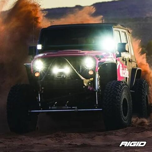 RIGID INDUSTRIES D-XL Series, 4", Amber, Light Cover; Universal, 1 Pack in Saudi Arabia