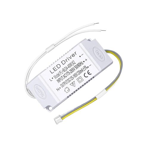 1pcs Constant Curren LED Driver 240mA 12-50W×2 SMD Light Ceiling Power Supply 3 Color Lighting Input AC175-265V((24-40W)-2) in Saudi Arabia