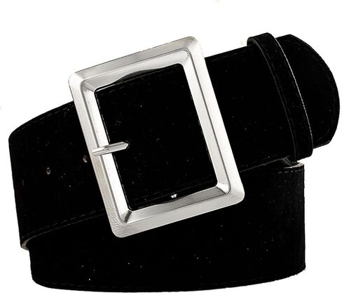 Yalice Women's Suede Thick Belt Fashion Wide Waist Belts Chunky Leather Belt for Dresses in Saudi Arabia