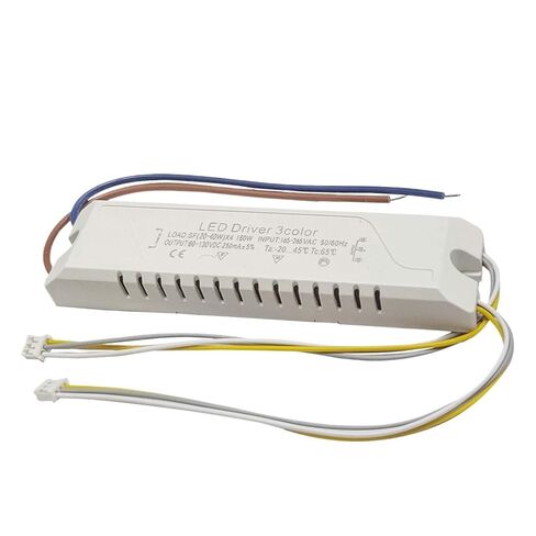 1pcs Input AC165-265V Constant Current 220-280mA LED Driver 20-60W*4 Power Supply 3 Colors Two Output Lighting for Strip((20-40W)-3) in Saudi Arabia