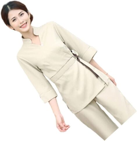 Beautician Uniform Pants Suit Nursing Dresses Smock Ladies Overalls Medical Scrubs Outfit Ladies Tops in Saudi Arabia