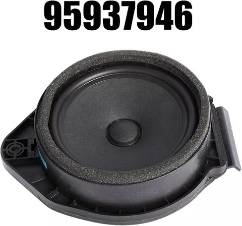 OEM 95937946 Black Front Door Speaker Black ABS Material Easy Installation Non-Deformation Design Practical Use Compatible with Chevrolet in Kuwait