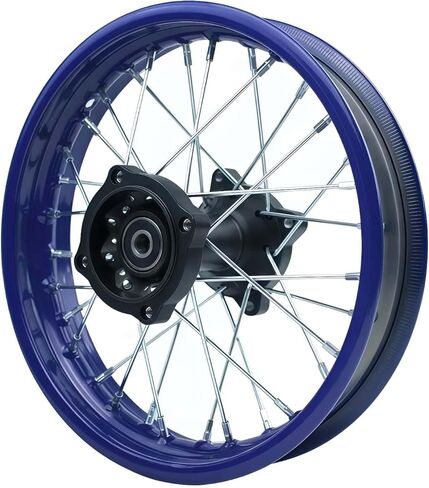 Wheel Rim Hub Compatible for 70CC 90CC 110CC 125CC 140CC 150CC 160CC Off Road Motocross Pit Dirt Rocket Bike (Silver, 80/100-12" 15mm) in Saudi Arabia