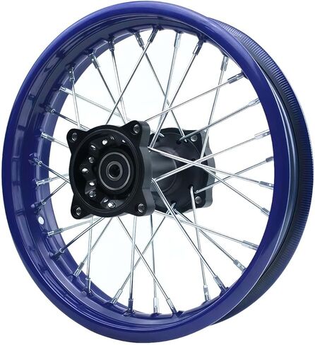 Wheel Rim Hub Compatible for 70CC 90CC 110CC 125CC 140CC 150CC 160CC Off Road Motocross Pit Dirt Rocket Bike (Silver, 80/100-12" 15mm) in Saudi Arabia