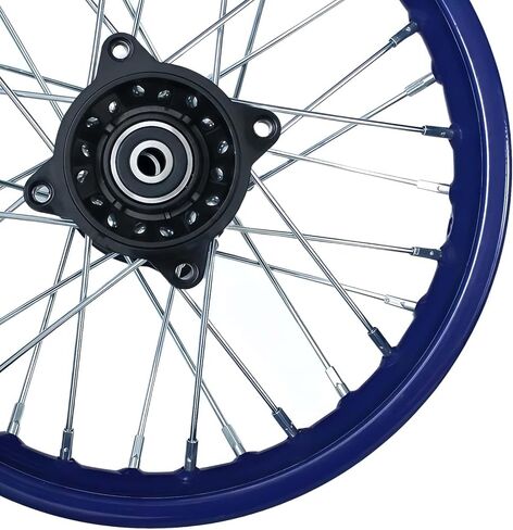 Wheel Rim Hub Compatible for 70CC 90CC 110CC 125CC 140CC 150CC 160CC Off Road Motocross Pit Dirt Rocket Bike (Silver, 80/100-12" 15mm) in Saudi Arabia