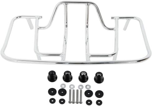 Trunk Tourbox Luggage Rack & Mounting Kit for Honda for Goldwing 1800 2001-2010 2012-2017 Wing Gl 1800 -(Chrome) -(Iron) in Saudi Arabia