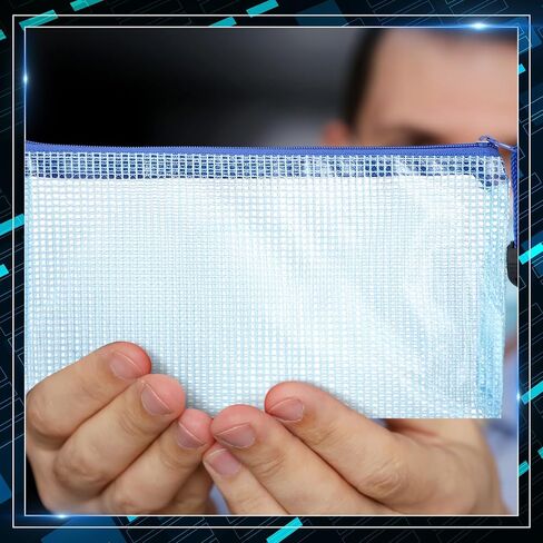 150 Pack Pencil Pouch Bulk Gifts Back to School Mesh Zipper Pencil Cases 4 x 9 Inch Small Clear Holder Storage Multipurpose Cosmetics Toiletry Bags for Office Bill Travel Organization in Saudi Arabia