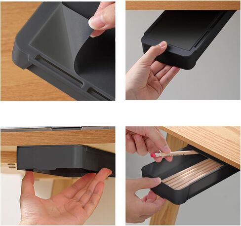 Hidden Storage File Box, Under-desk Drawer Design, File Organizer, Space-saving, Ideal for Desk Organization in Saudi Arabia