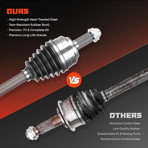 Front left CV Axle Shaft Assembly 3.5L 3.5 Fits for Honda Odyssey 2007-2010, for Ridgeline 2006-2014, Replace for 66-4258 in Saudi Arabia