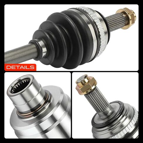 A-Premium CV Axle Shaft Assembly Compatible with Acura Integra 1994-2001 & Honda Civic 1999-2000/2002-2005, Civic del Sol 1994-1997, 1.6L 2.0L 1.8L, Replace# 44011S04J01, 44011S04J51 in Saudi Arabia