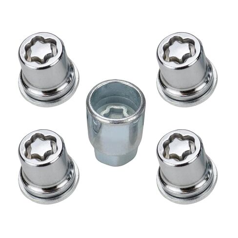 00276-00900 Wheel Lock Lug Nuts Set M12 x 1.5 for 2001-2025 Toyota Avalon C-HR Camry Celica Corolla Highlander Matrix Mirai MR2 Prius RAV4 Sienna Solara Tacoma Venza Yaris & Lexus, Chrome in Kuwait