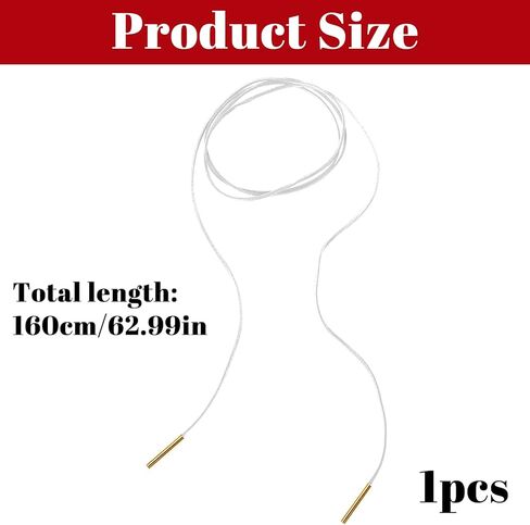Gothic Velvet White Choker Bow-knot Sexy Long Wrap Choker Necklace with Gold Tube Pendant for Women Party Prom Neck Accessories in Saudi Arabia