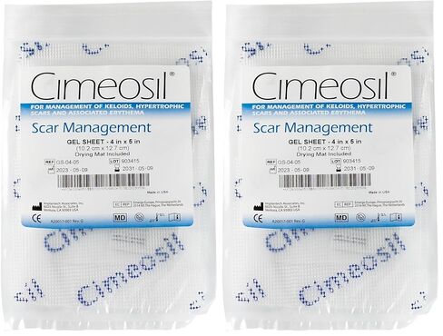 Gel Sheet, 4 x 5 inch - Scar Treatment For Keloid and Hypertrophic Scars by Cimeosil in Saudi Arabia