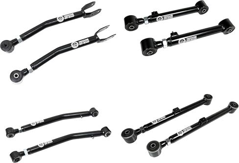 Front and Rear Adjustable Control Arms 0-4.5" Lift For 2020-2024 Compatible With Jeep Gladiator - Set of 8 Freedom Offroad in Saudi Arabia