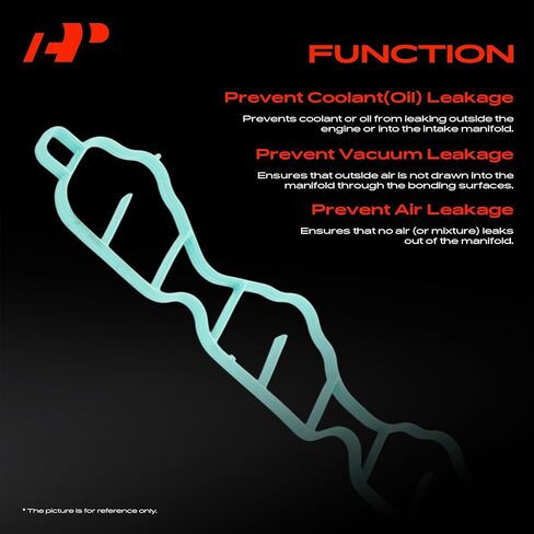 A-Premium Lower Engine Intake Manifold Gasket Set Compatible with Chevrolet Aveo/Aveo5 2009-2011 & Pontiac G3 2009-2010, G3 Wave 2009, 1.6L in Saudi Arabia